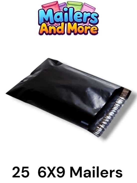 Other - 25 6X9 Black Poly Mailers PRICE IS FIRM